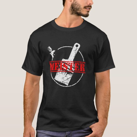 Paintermeister Master Painter und Lacquer-Prüfung T-Shirt (Vorderseite)