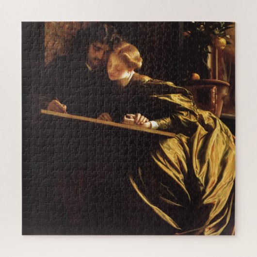 Painter's Honeymoon by Lord Frederic Leighton Puzzle (Vertikal)