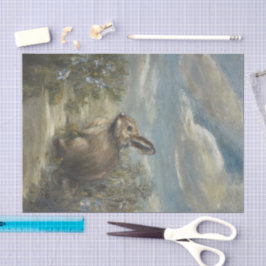 Painting Bunny DBL Seidenpapier