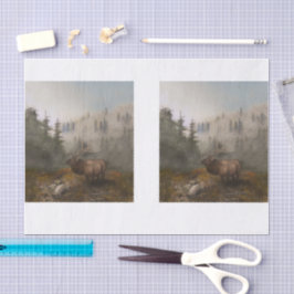 Painting Elk DBL Seidenpapier