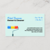 Painting green Decor Modern Professional Visitenkarte (Rückseite)