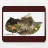 _Painting-leaf-dark, dpmartdesign 2009 Mousepad (Vorne)
