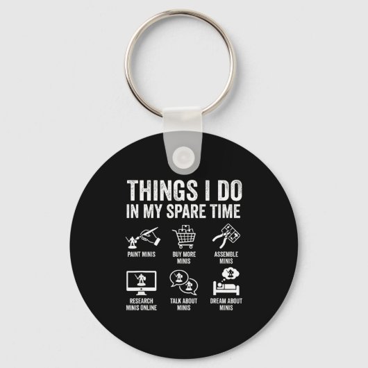 Painting Miniatures Tabletop Wargame Board Games E Schlüsselanhänger (Vorderseite)