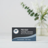 Painting Painter QR Code Professional  Visitenkarte (Stehend Vorderseite)