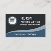 Painting Painter QR Code Professional  Visitenkarte (Vorderseite)