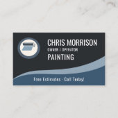 Painting Painter QR Code Visitenkarte (Vorderseite)