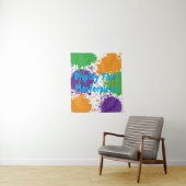 Painting Party Birthday Display Your Masterpiece Wandteppich (Beispiel)