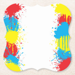 Painting Party Kids Birthday Untersetzer