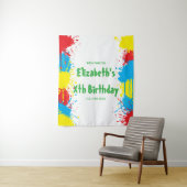 Painting Party Kids Birthday Wandteppich (Beispiel)