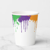 Painting Party Kids Birthday Water Cup Pappbecher (Rückseite)