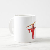 painting red kaffeetasse (Vorderseite Links)