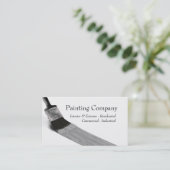 Painting Service Company - Graue Visitenkarte (Stehend Vorderseite)