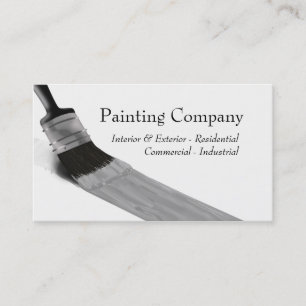 Painting Service Company - Graue Visitenkarte