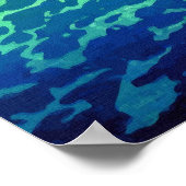 Painting Surf-Fahrer Honolulu Poster (Ecke)