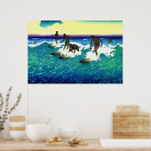 Painting Surf-Fahrer Honolulu Poster (Küche)