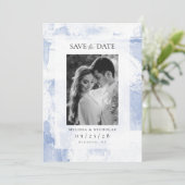 Painting texture photo save the date (Stehend Vorderseite)
