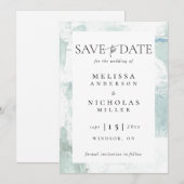 Painting texture save the date (Vorne/Hinten)