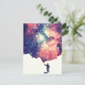 Painting the universe postkarte (Stehend Vorderseite)