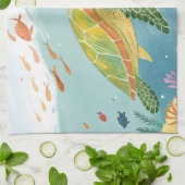 Painting Turtle Geschirrtuch (Gefaltet)