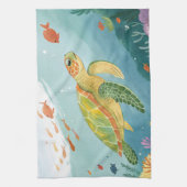 Painting Turtle Geschirrtuch (Vertikal)