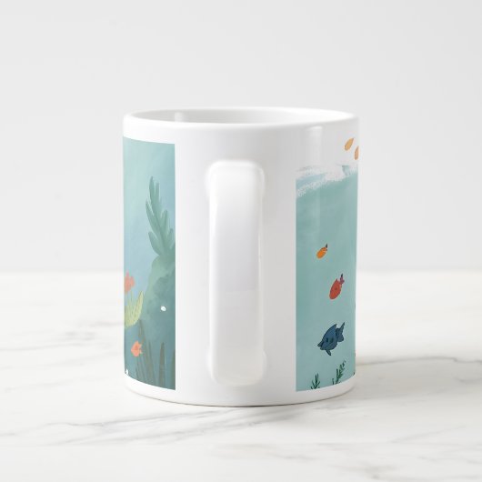 Painting Turtle Jumbo-Tasse (Rückseite)