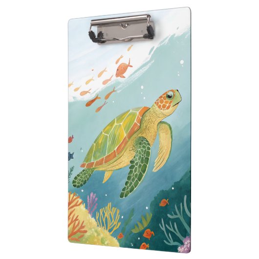 Painting Turtle Klemmbrett (Links)