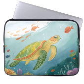 Painting Turtle Laptopschutzhülle (Vorderseite)