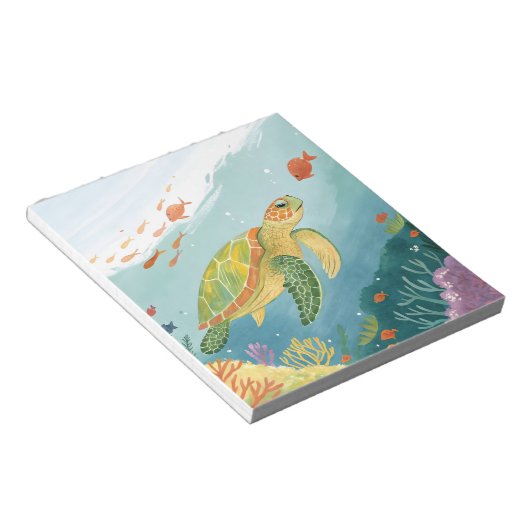 Painting Turtle Notizblock (angewinkelt)