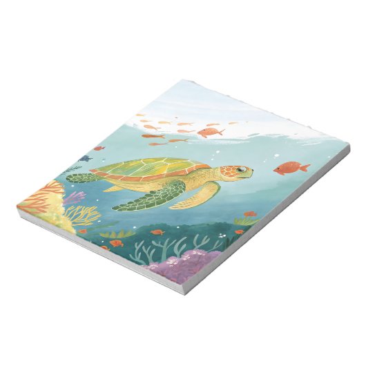 Painting Turtle Notizblock (Rotiert)
