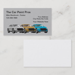Painting von Kraftfahrzeugen Visitenkarte