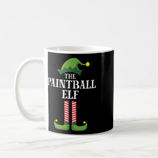 Paintll Elf Matching Family Group Weihnachtsfest P Kaffeetasse (Links)