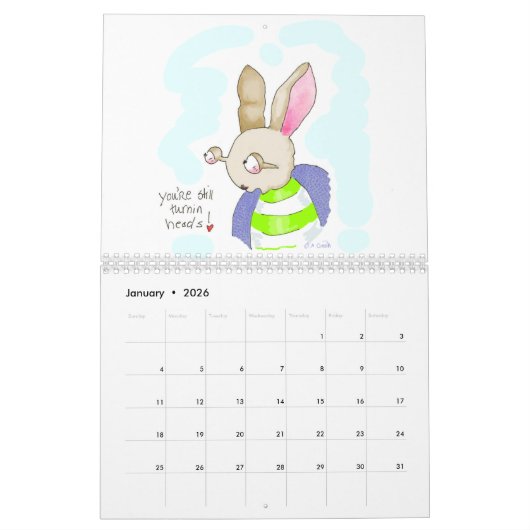 paintpaintDraw 2026 Kalender (Jan 2026)