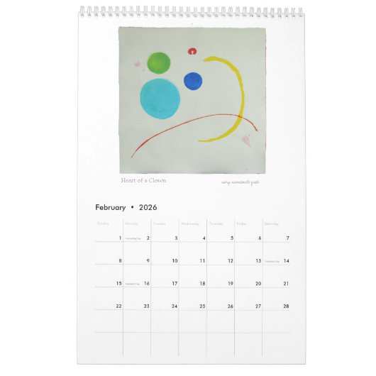 PAINTPAINTDRAW 2026 Kalender (Feb 2026)
