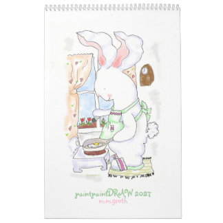 "paintpaintDraw 2027 Bunny Kalender