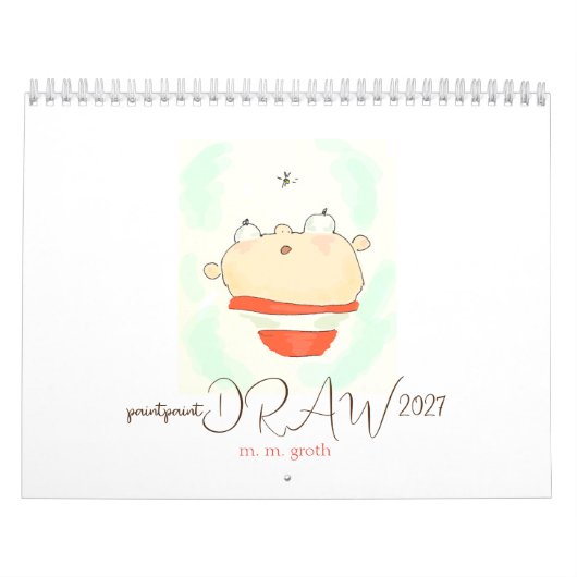 PaintPaintDraw 2027 Kalender (Titelbild)