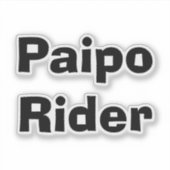 Paipo-Reiter-Aufkleber Aufkleber (Vorderseite)