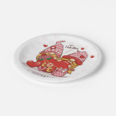 pair_Liebe_of_niedlich_gnome_with_Liebe_heart_vale Pappteller (Schrägansicht)