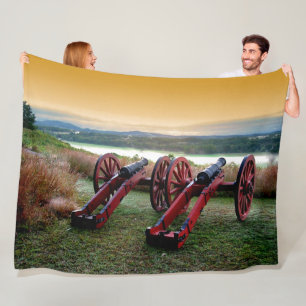 PAIR OF CANNON FLEECEDECKE