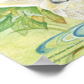 Pair of Cranes Print Poster (Ecke)