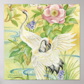Pair of Cranes Print Poster (Vorne)