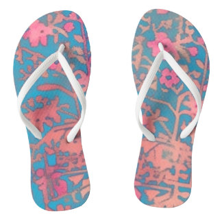 Pair of Flip Flops Persisches Muster Badesandalen
