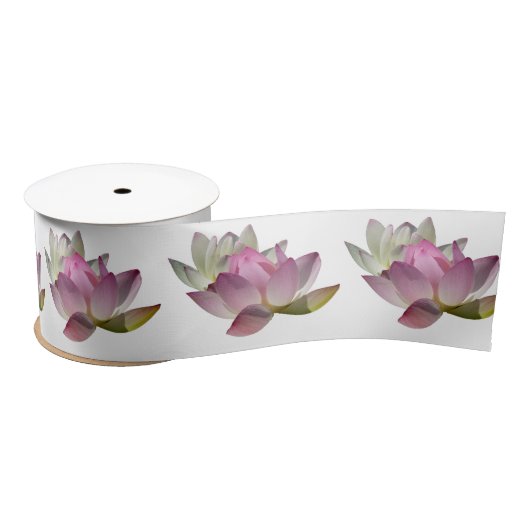 Pair of Lotus Flowers II Satinband (Spule)