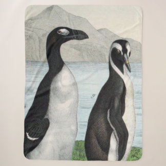 Pair of Pinguins - Badetuch Sherpadecke