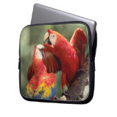 Pair of Scarlet Macaws Laptopschutzhülle (Vorderseite Links)
