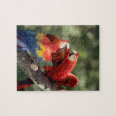 Pair of Scarlet Macaws Puzzle (Horizontal)