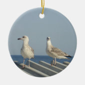 Pair of Seagulls Keramik Ornament (Vorne)
