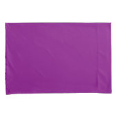 Pair of Solid Purple Pillowcases for Stylish Beddi Kissenbezug (Vorderseite-Rechts)