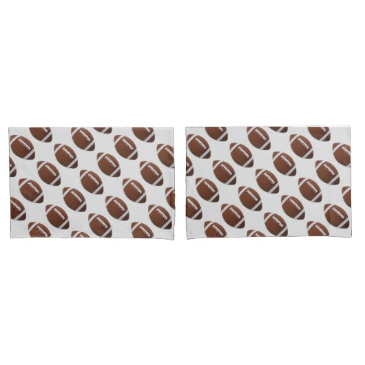 Pair of Standard Size Pillowcases/Football Kissenbezug (Vorderseite-Set)