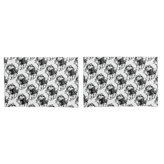 Pair of Standard Size Pillowcases/Football Kissenbezug (Vorderseite-Set)