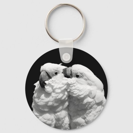 Pair of umbrella cockatoos schlüsselanhänger (Vorderseite)